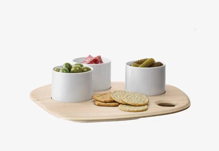 Actual product image LSA Pallet Tapas Set Ash board W31.cm L32.3cm