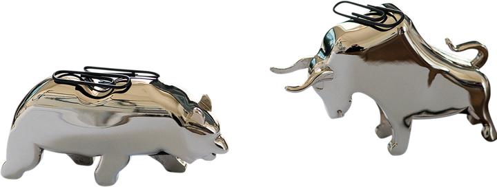 Produktbild Philippi Bull & Bear Büroklammerhalter, 2 tlg (2x)