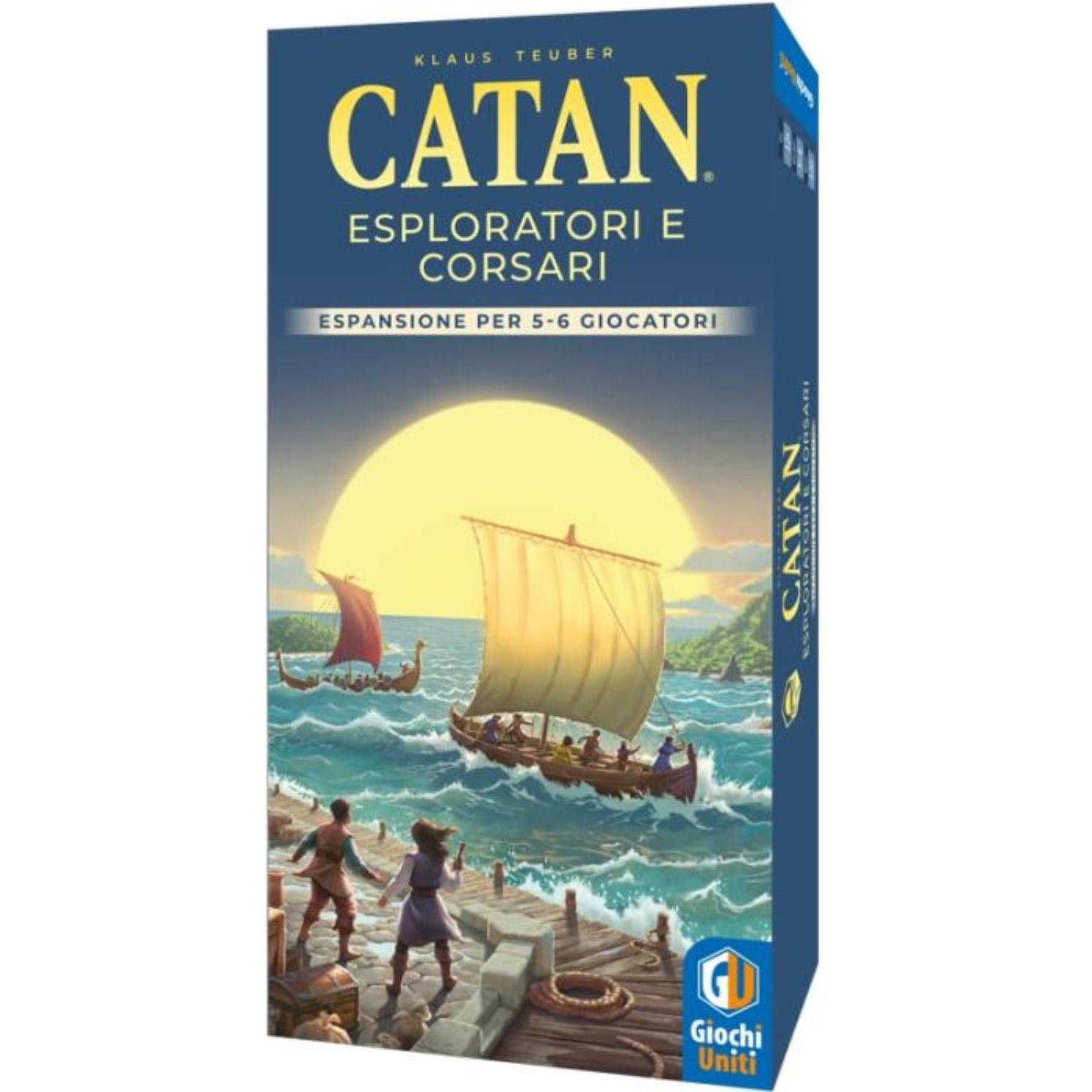 Giochi Uniti Mehrfarbig Catan Relaunch: Explorers And Pirates, 5/6 (Italienisch, 5 - 6 Spieler)
