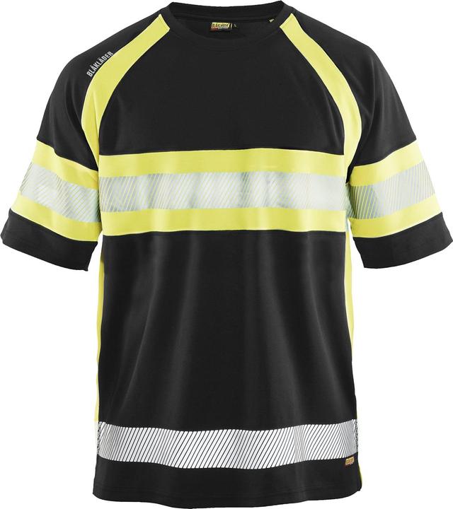 Black, Neon Yellow
