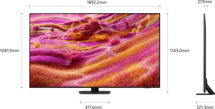 Actual product image Samsung QE85QN90F (85", QN90F, NeoQLED, Mini-LED, 4K, 2025)