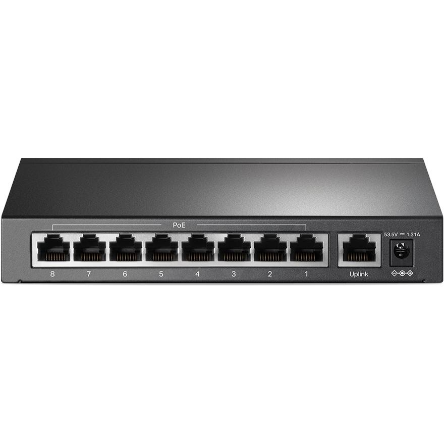 TP-Link TL-SF1009P (9 Ports), Netzwerk Switch, Schwarz