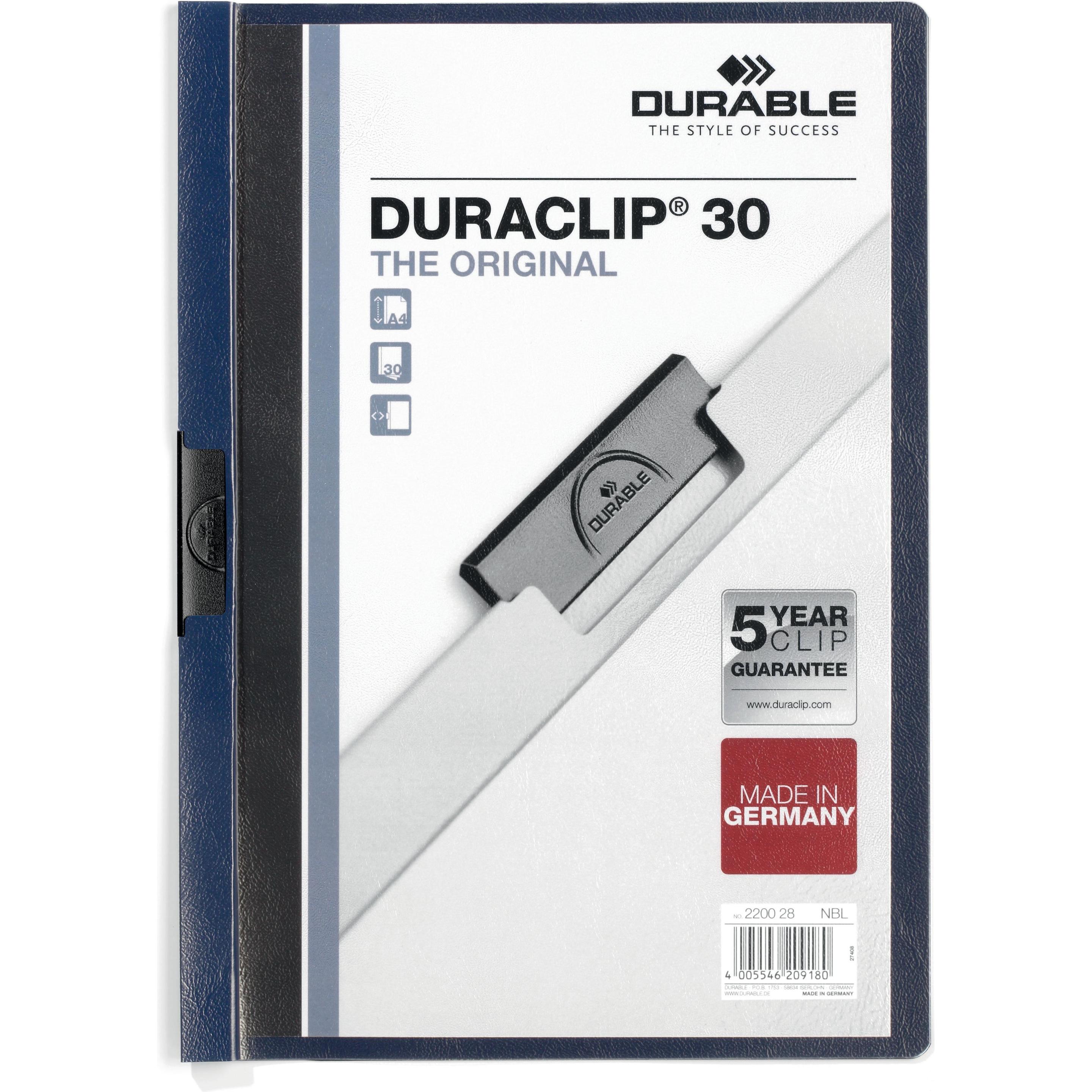 Durable, Mappe, Klemmhefter DURACLIP 30 (A4, 1 x)