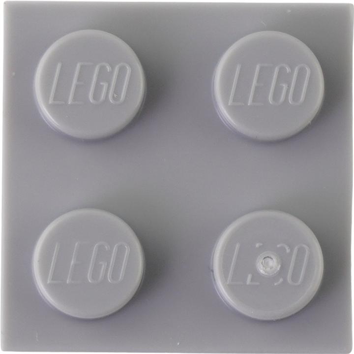 Actual product image LEGO 2x2 Bricks Light grey - 100 pieces - Light bluish grey bricks 3003 (3003, LEGO Accessories)