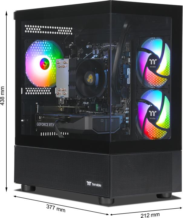 Actual product image Ankermann Thermal Gaming Bundle (32 GB, AMD Ryzen 7 8700F, GeForce RTX 5060 Ti)