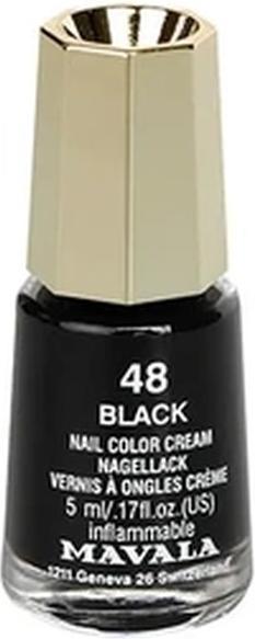 Actual product image Mavala Mini Colour's nail polish (Black, Colour paint)