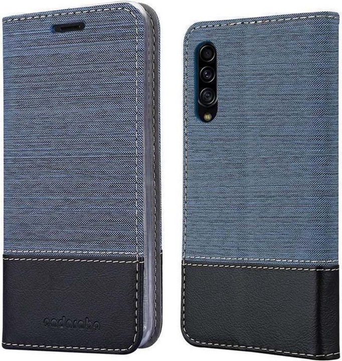 Produktbild Cadorabo Book Jeans Optik Cover (Samsung Galaxy A90 5G)