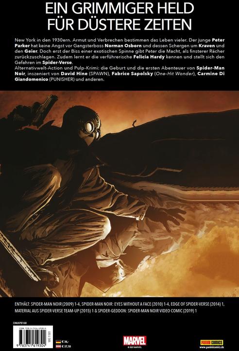 Produktbild Panini Spider-Man: Noir Collection (Deutsch, Carmine Di Giandomenico, David Hine, Paco Diaz, Roger Stern, 2021)