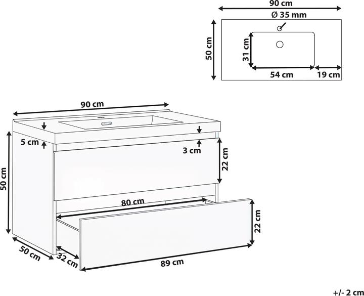 Actual product image Beliani Tota