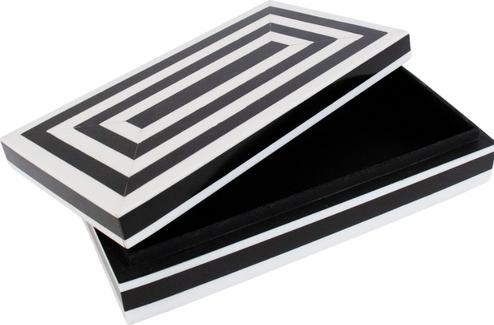 Helio Ferretti Schmuckkästchen schwarz/weiss