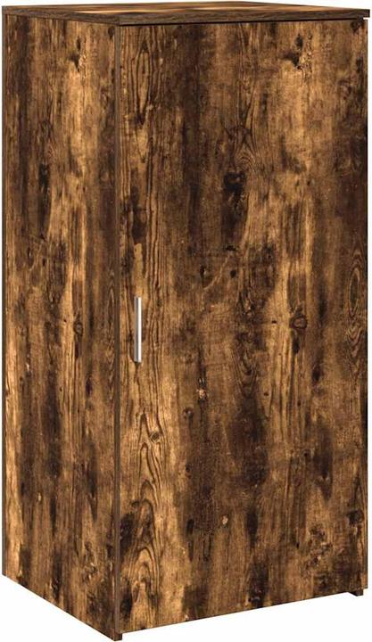 Image du produit vidaXL Comptoir d'accueil Chêne fumé 200x50x103,5 cm Bois composite Comptoir d'accueil