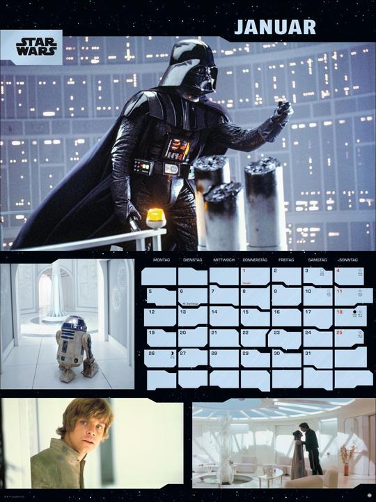 Actual product image Star Wars Broschur XL Kalender 2026 (45 x 60 cm)