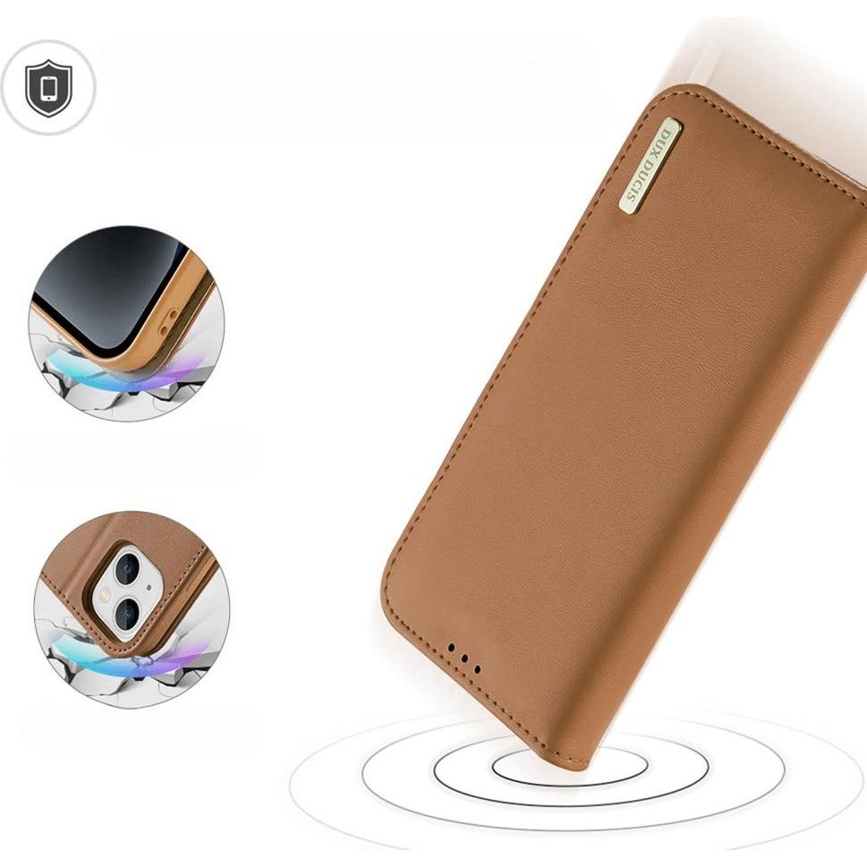 Thumbnail - Dux Ducis iPhone 15 Pro Max - HIVO Series Etui braun (Apple iPhone 15 Pro Max), Smartphone Hülle, Braun
