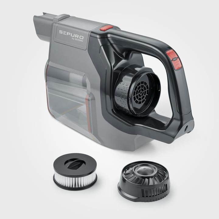 Actual product image Severin HV 7184 Battery-powered hand hoover 18 V Bagless, incl. rechargeable battery