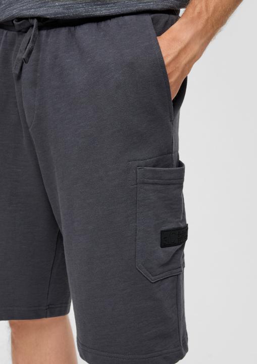 Actual product image S.Oliver Bermuda Lässige Sweatshorts aus Flammgarn mit Cargotasche (S)