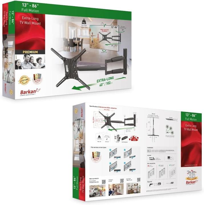 Actual product image Barkan WH 443XL-SW (Wall, 83", 50 kg)