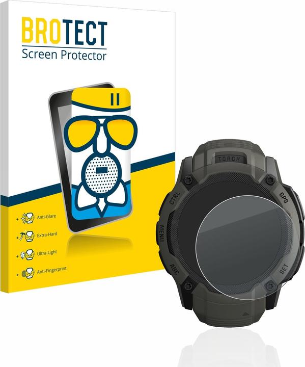 Produktbild BROTECT AirGlass Panzerglasfolie Matt (Garmin Instinct 2X Solar)