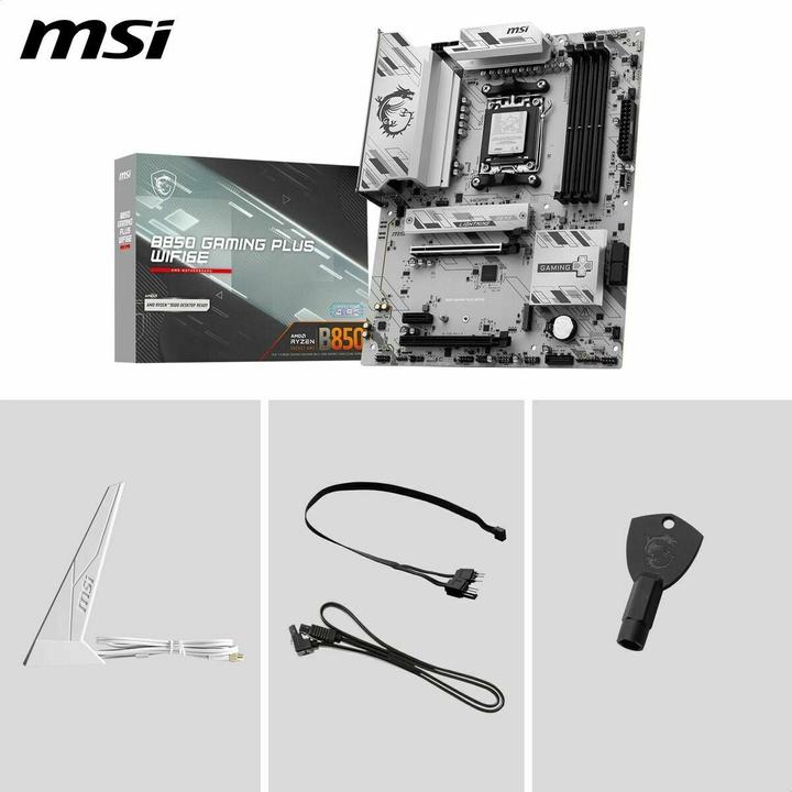 Produktbild MSI B850 Gaming Plus WIFI6E (AM5, AMD B850, ATX)