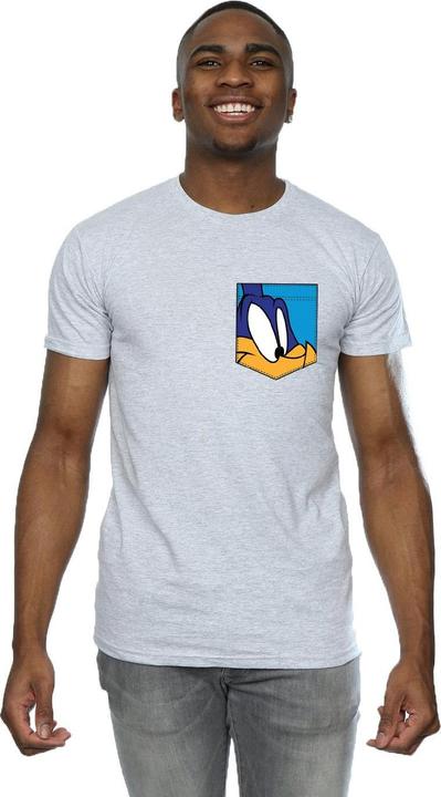 Produktbild Looney Tunes Road Runner Face Faux Pocket TShirt (L)