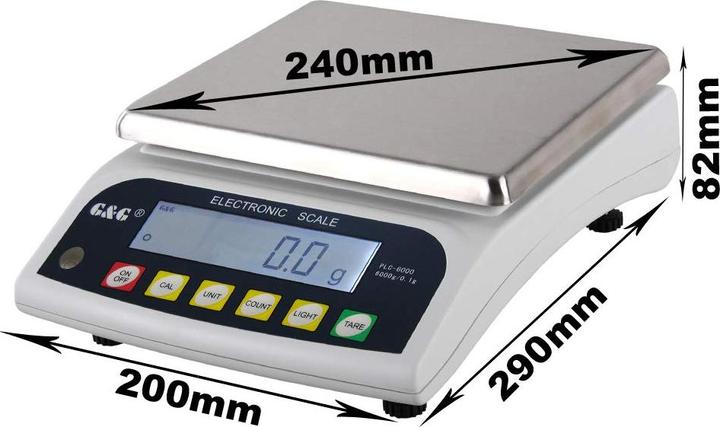 Actual product image G&G PLC6000 Precision scale