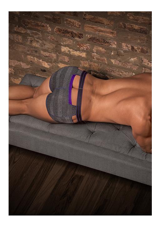 Productafbeelding Male Power Uitgesneden kort Heather Haze (M)