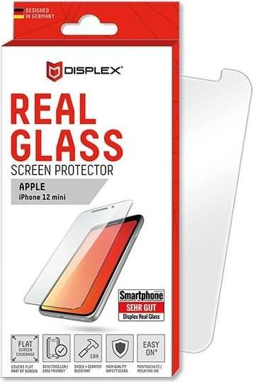 Produktbild Displex Real Glass, 2D Panzerglas (1 Stück, Apple iPhone 12 mini)