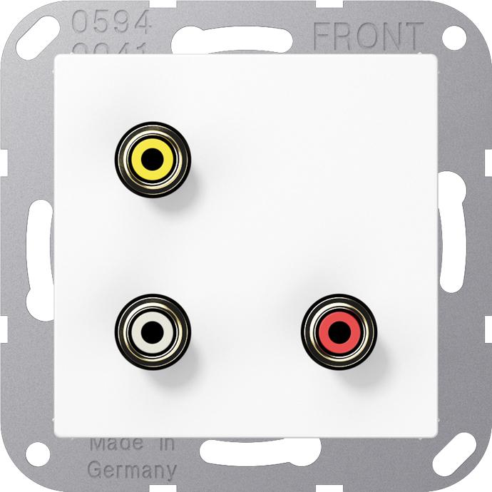 Produktbild JUNG Multifunktionsdose AS/A UPmont Kanaleinb MAA1031WW