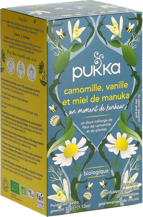 Image du produit Pukka Kamille, Vanille und Manuka-Honig (77 g)