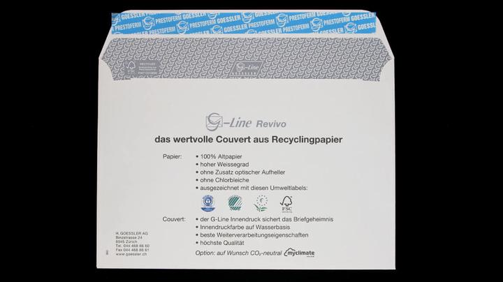 Produktbild Goessler Couvert mit Fenster G-Line Revivo C5, Links, 500 Stück (C5, 500 x)