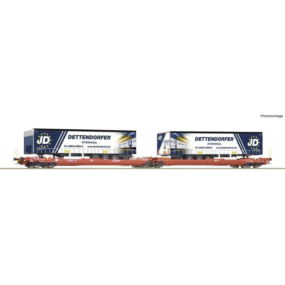 Roco 77404 H0 Doppeltaschen-Gelenkwagen T3000e der DB AG (Spur H0)
