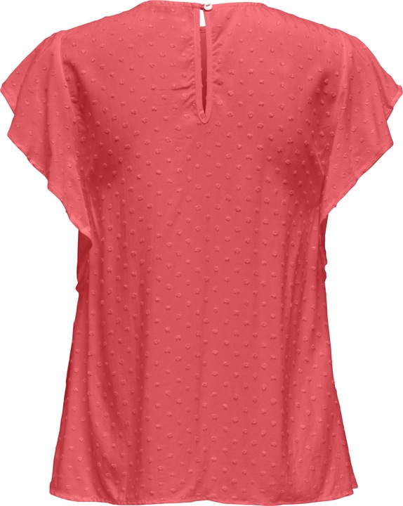 Image du produit JdY Locker geschnitten V-Ausschnitt Voluminöser Armschnitt Top Top (M)