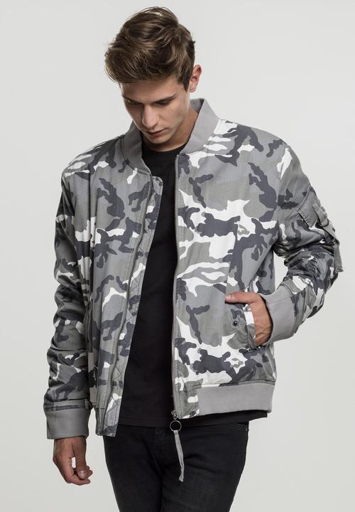 Produktbild Urban Classics Vintage Camo Cotton Bomber Jacket (M)
