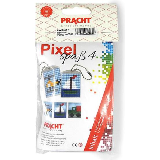 Magni Pixel Spass 4 klein 2 Medaillons mit Kette