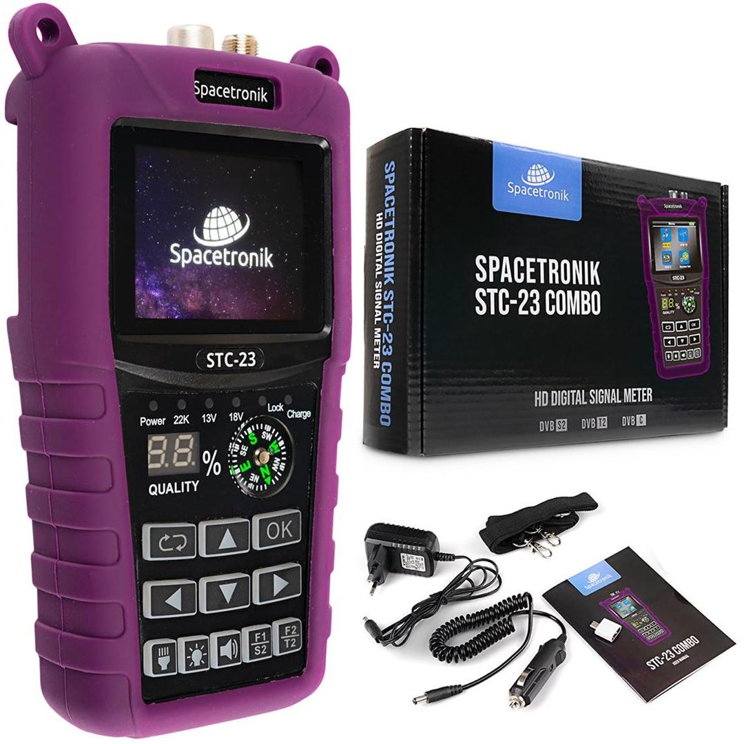 No Name Satellitenmessgerät Spacetronik STC-23 VF6800 Combo DVB-S2+T2/C, SAT Zubehör