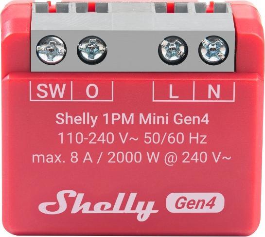 Produktbild Shelly 1PM Mini Gen4 (Schaltaktor)