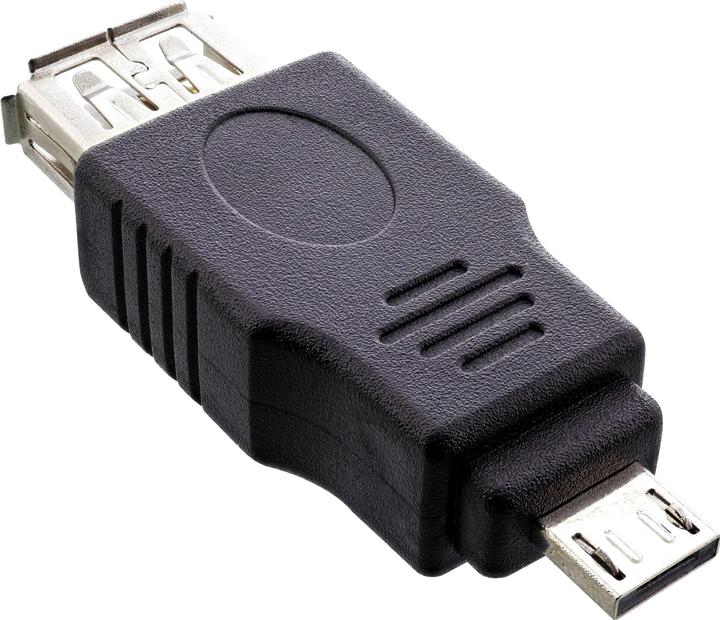 Actual product image InLine Micro-USB Adapter Micro-A male to USB-A female (USB-A, USB 2.0, 50 cm)