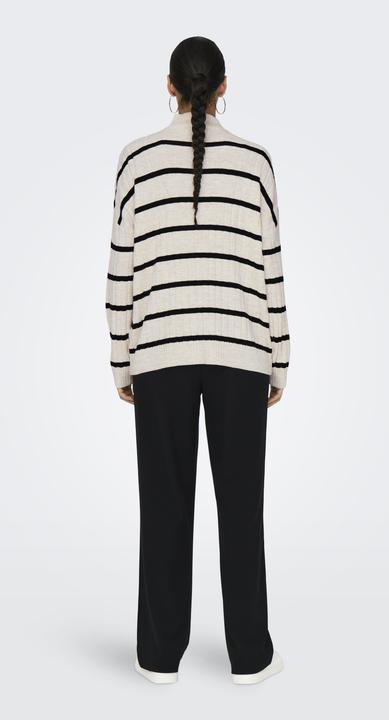 Produktbild Only Normal geschnitten Hoch geschlossen Tief angesetzte Schulter Pullover Strickpullover (XL)