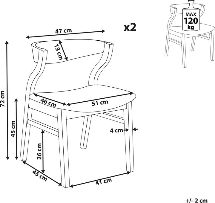 Actual product image Beliani Maroa