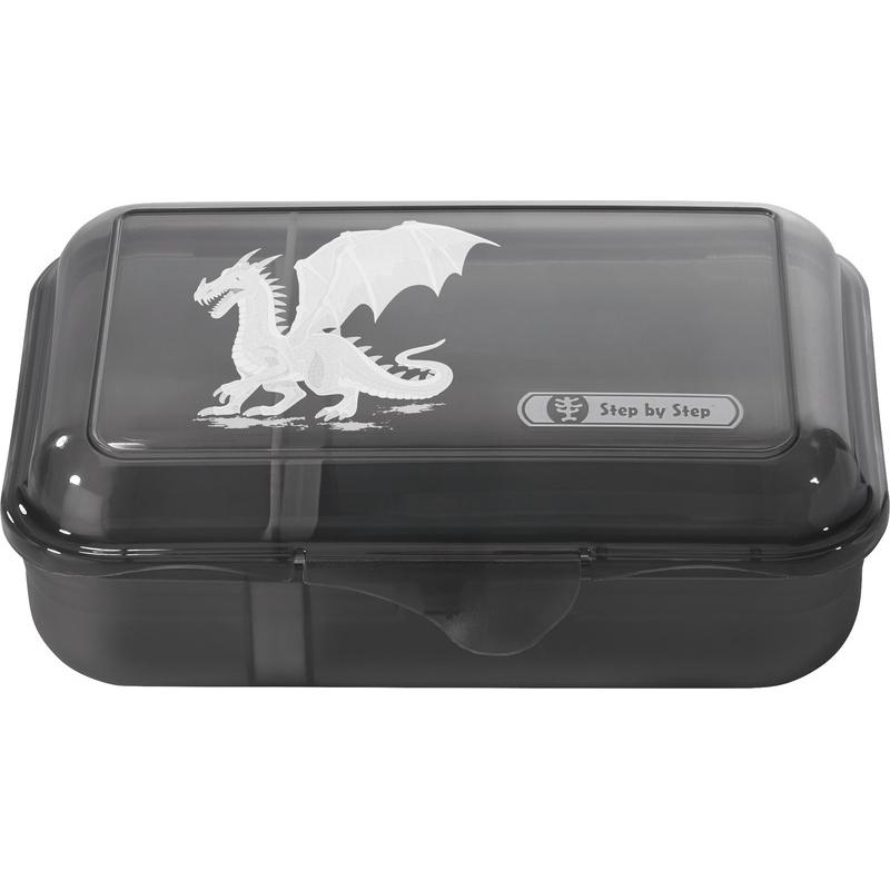 Thumbnail - Step by Step Brotzeitbox mit Klickverschluss, spülmaschinengeeignet, Lunchbox, Schwarz