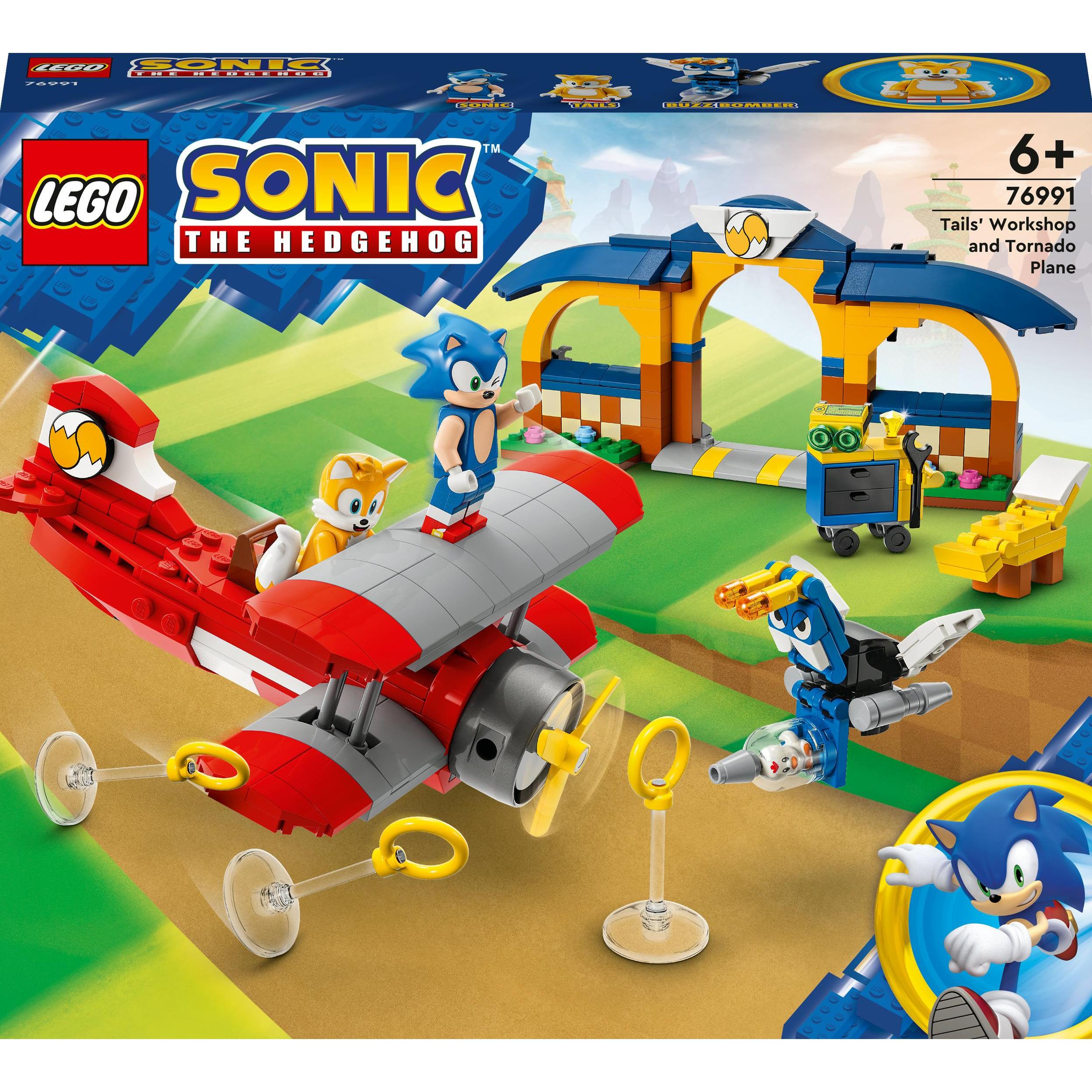 LEGO Tails‘ Tornadoflieger mit Werkstatt (76991, LEGO Sonic)