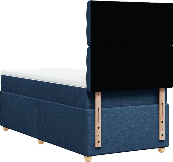 Actual product image VidaXL Bo x spring bed with mattress 90 x 200 cm fabric (90 x 200 cm, 90 x 200 cm)