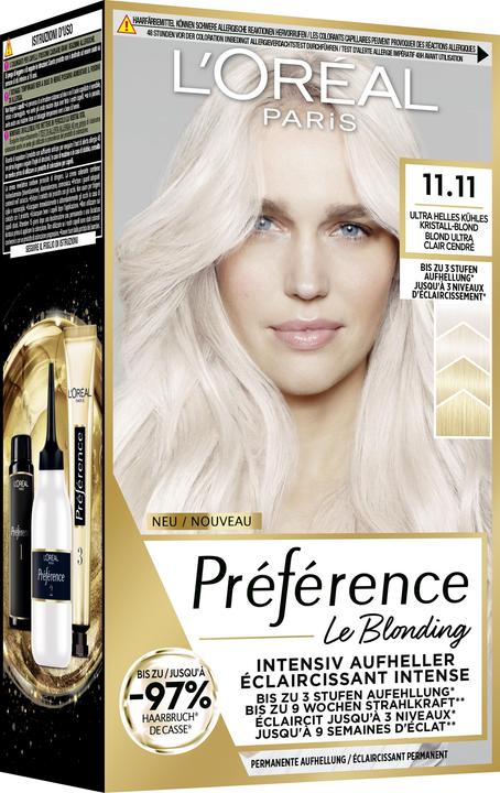 Immagine prodotto L'Oréal Paris Preference Le Blonding (11.11 Biondo cristallo freddo ultra-luminoso)