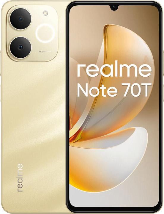 realme Note 70T 64GB/4GB - Beach Gold (64 GB, Beach Gold, 6.74")