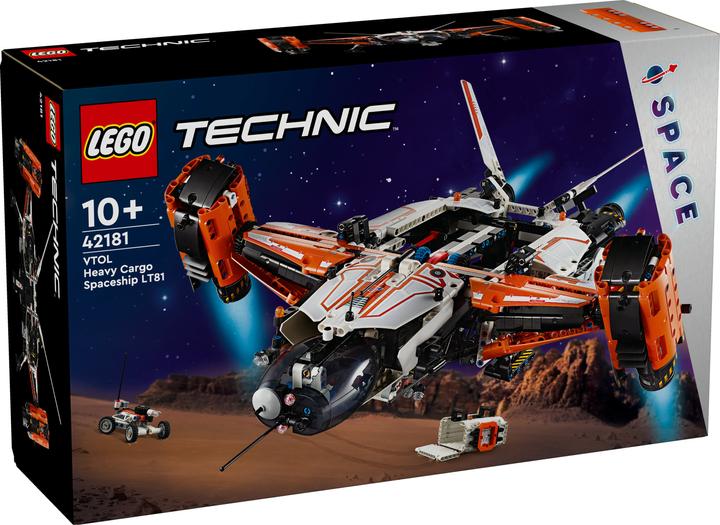 Produktbild LEGO VTOL Schwerlastraumfrachter LT81 (42181, LEGO Technic)