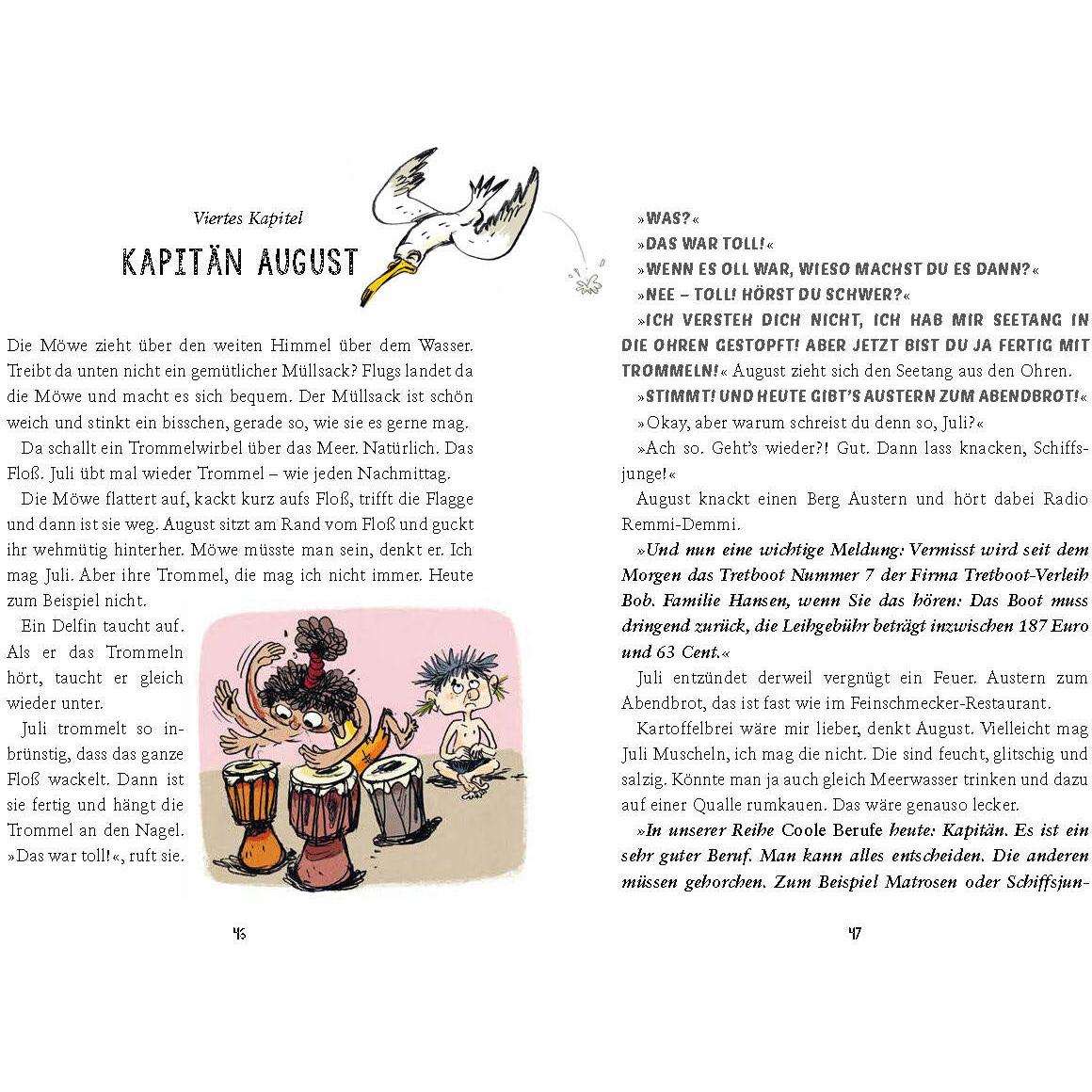 Thumbnail - Juli und August – Krokodil über Bord, Kinderbücher von Alexander von Knorre