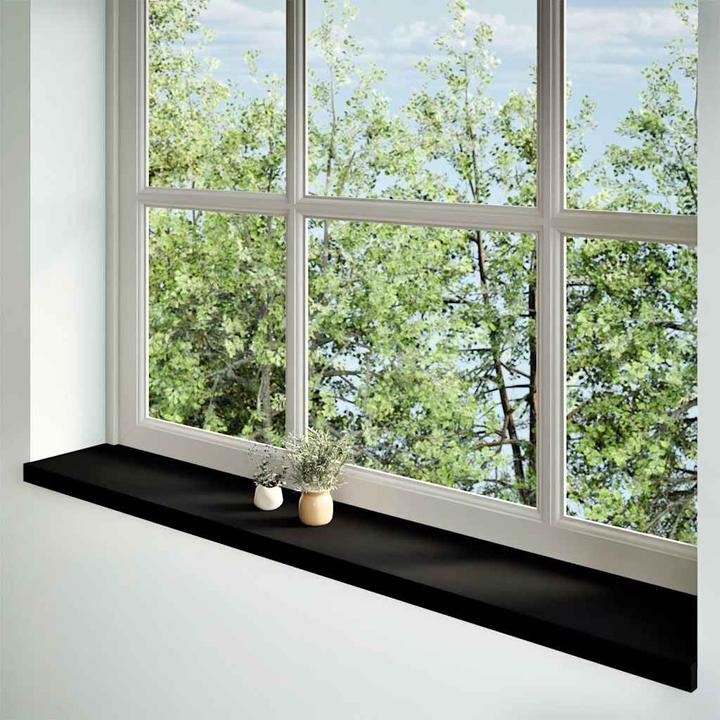 Produktbild vidaXL Fensterbänke 2 Stk. Dunkelbraun 160x25x2 cm Massivholz Eiche (25 cm)