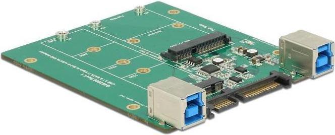Image du produit Delock Convertisseur USB 3.1 Gen 2 USB-B / SATA 22 Pin > M.2 / mSATA