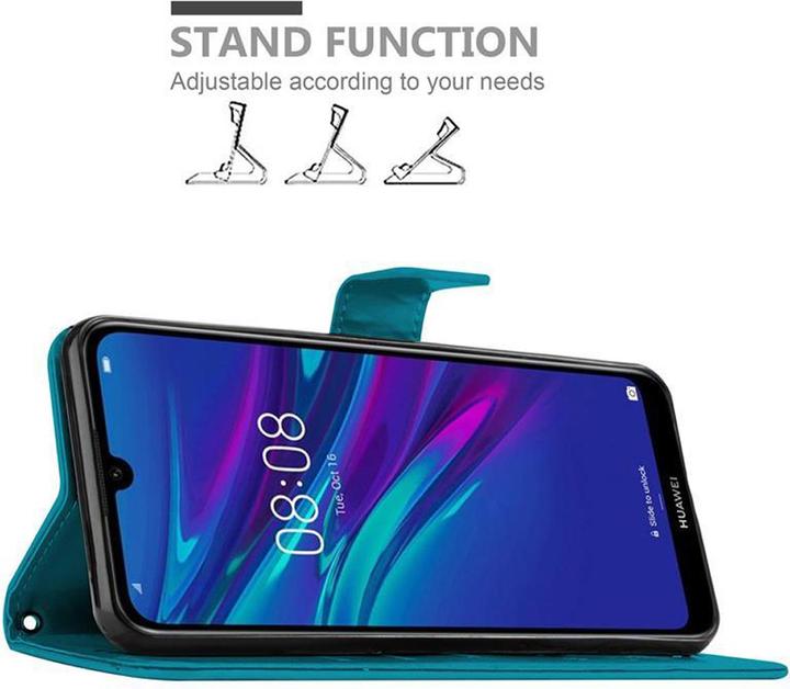 Produktbild Cadorabo Flower Book Cover (Huawei Y6 (2019))