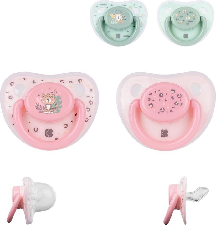 Produktbild Kikkaboo Baby-Schnuller Savanna 0-6 Mon (2 x, ab 16 Monaten)