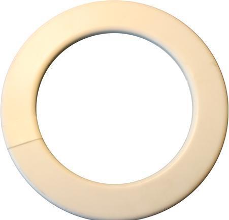 Image du produit Lindab Vaeg- og loftgennemføring SRC 125 i hvid plast. Afslutter kanalgnf. i vaeg/loft. Passer udv. på